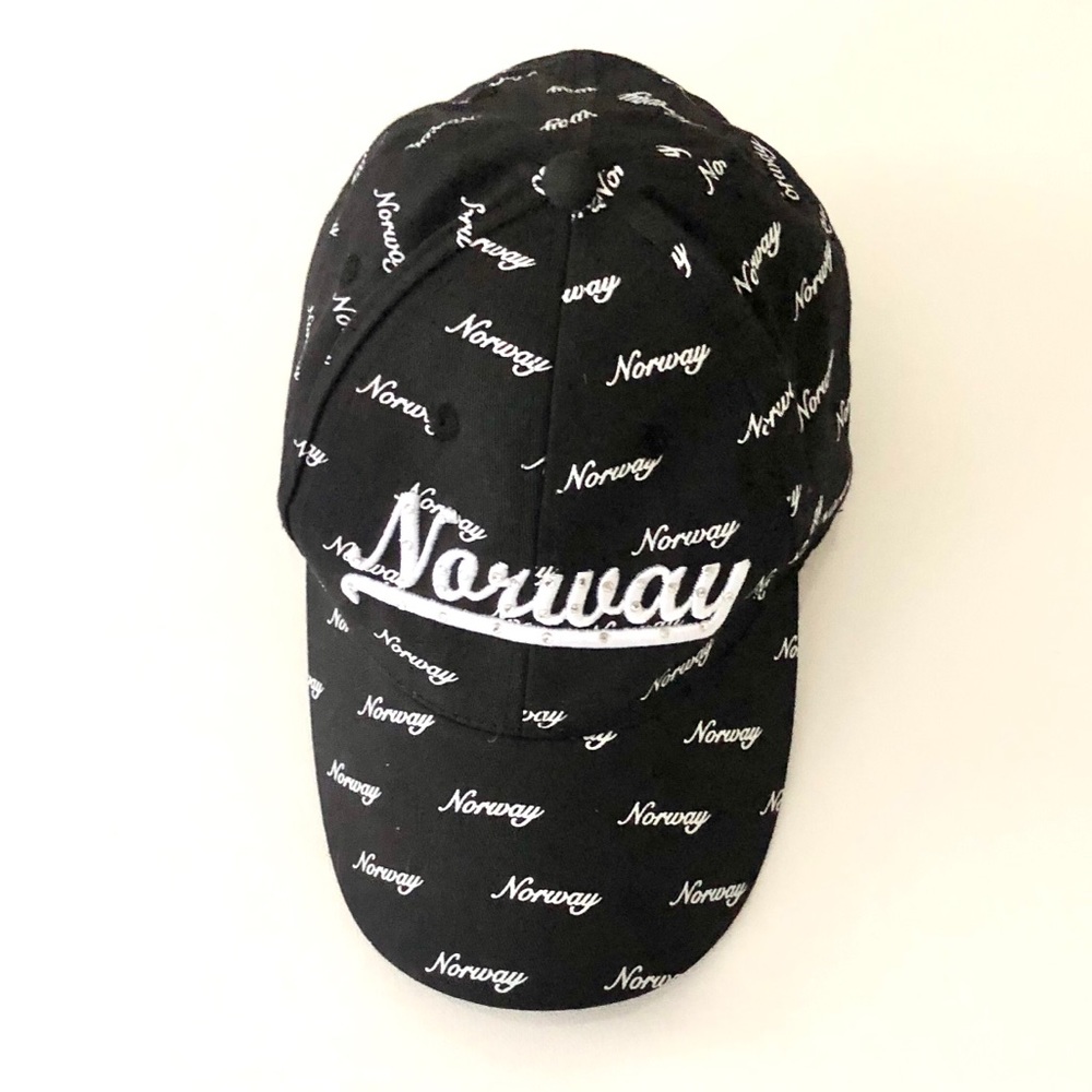 Cap Hat Norway Norwegian Rhinestones
